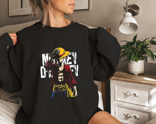 Anime Sweatshirt, Anime Shirt, Monkey D. Luffy Hoodie, Luffy Sweater, Gift Shirt, Holiday Shirt, Unisex Anime Design Shirt, funny Shirt. (Copy)