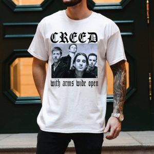 Creed 2024 Tour Summer of ’99 Tour Shirt, Creed Band Fan Shirt, Creed 2024 Concert Shirt, Summer of ’99 Concert Shirt, With Arms Wide Open