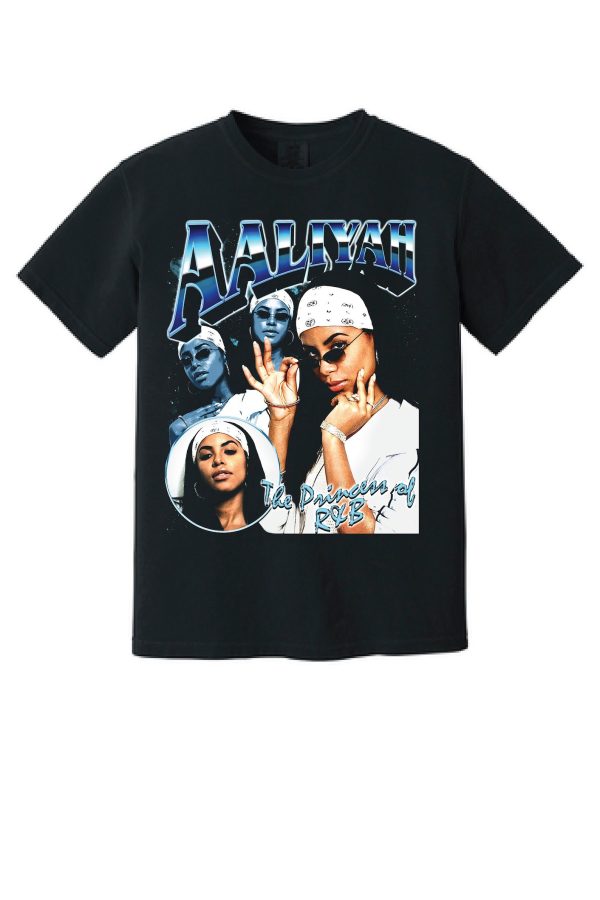 Aaliyah 90’s Vintage Style Bootleg T-shirt – Tribute to an Iconic R&B Queen