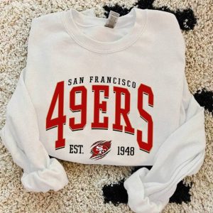 Vintage San Francisco Football Crewneck Sweatshirt, 49ers Shirt, Niners T-Shirt, The Niners, San Francisco Sweatshirt, 49er , Niners Gifts