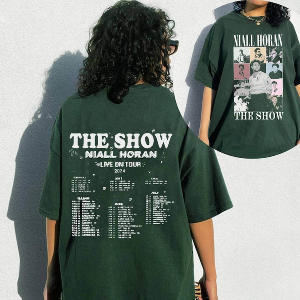 Vintage Niall Horan The Show Live On Tour 2024 Shirt,Niall Horan Shirt,The Show tour 2024 Shirt,Horan Graphic Tee,Gift For Him and Her