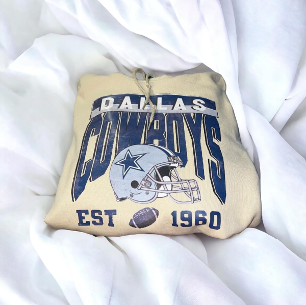 Dal.las Football Sweatshirt, Vintage Cowb.oys Sweat, American Football Sweater, Football Fan Gifts, Da.llas Football Team