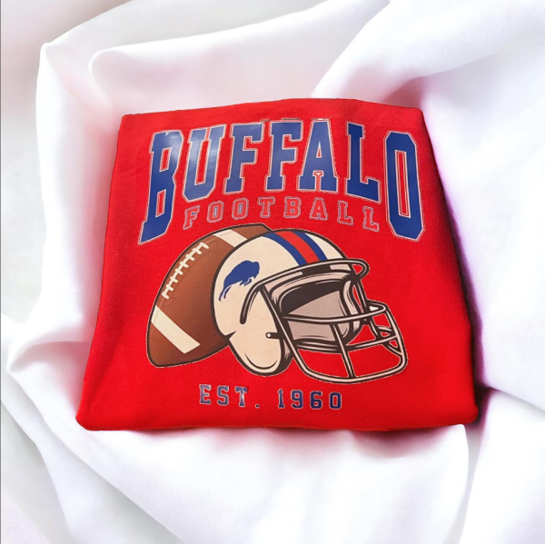 Vintage B.uff.alo Football Crewneck, Buffalo Bill Sweatshirt, Bill Sweatshirt, Bills Football, Buffalo New York, Buffalo Fan Gift