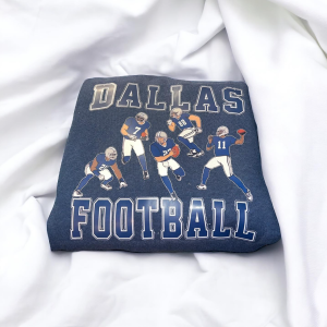 Vintage Dalla.s Football Sweatshirt, Dalla.s Fan Crewneck Sweatshirt, Womens Dal.las Shirt, Distressed Dallas Sweatshirt, Dallas FootbalL