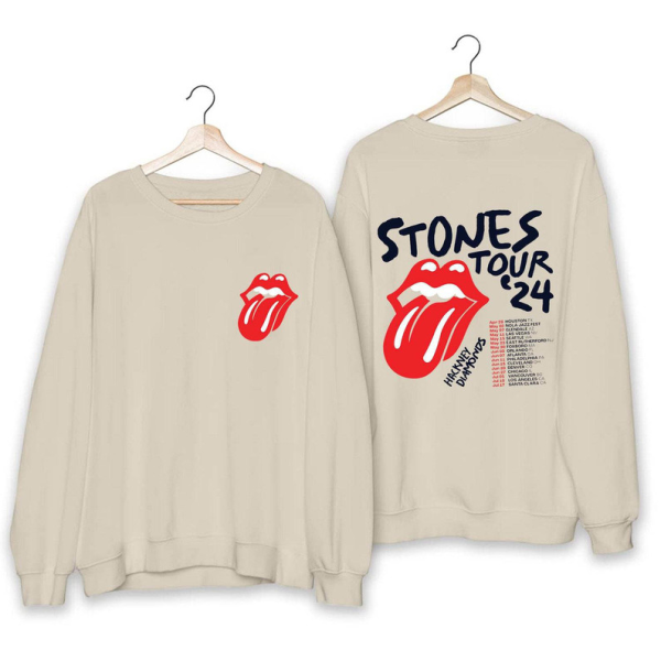 The Rolling Stones Shirt, Rolling Stones 2024 Short Sleeve Unisex T Shirt