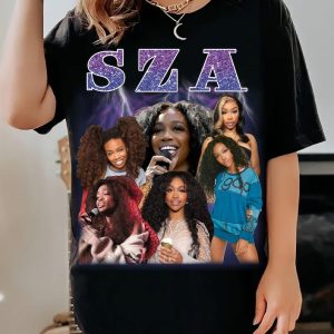 Vintage 90s Graphic Style SZA Shirt – SZA Vintage Sweatshirt – Retro American Singer Oversized T-Shirt Rap Hip Hop Bootleg Gift For SZA Fan