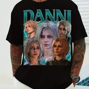 Vintage 90s Graphic Style Danni Baldurs Gate 3 T-Shirt – Danni Baldurs Shirt – Baldurs Gate 3 Oversized Tee Bootleg Gifts Unisex T-Shirt