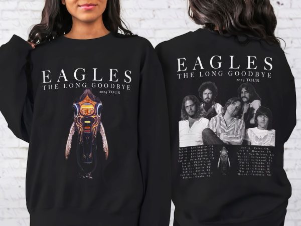 The Long Goodbye (Eagles) 2024 Tour Shirt, Sweatshirt, Hoodie all size, Color