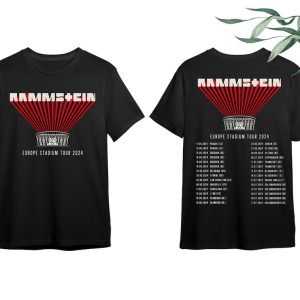 Rammstein Tour 2024 shirt