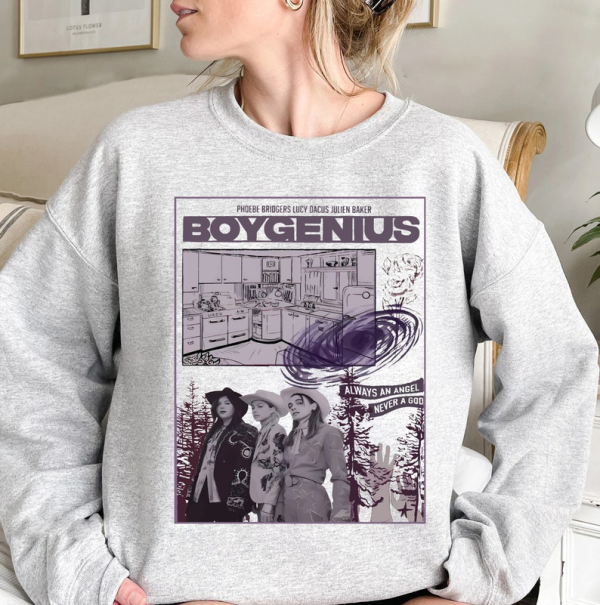 Vintage Boygenius Merch, Boygenius Band Tour Sweatshirt, Indie Rock Music Tour Crewneck , Indie Music Shirt, Reset Tour 2023 Tees