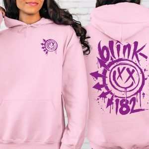 Blink 182 Sweatshirt, Blink 182 2024 Tour Sweatshirt, Smile Face Sweatshirt, Music Sweatshirt, Vintage Band Sweatshirt, Rock Sweatshirt