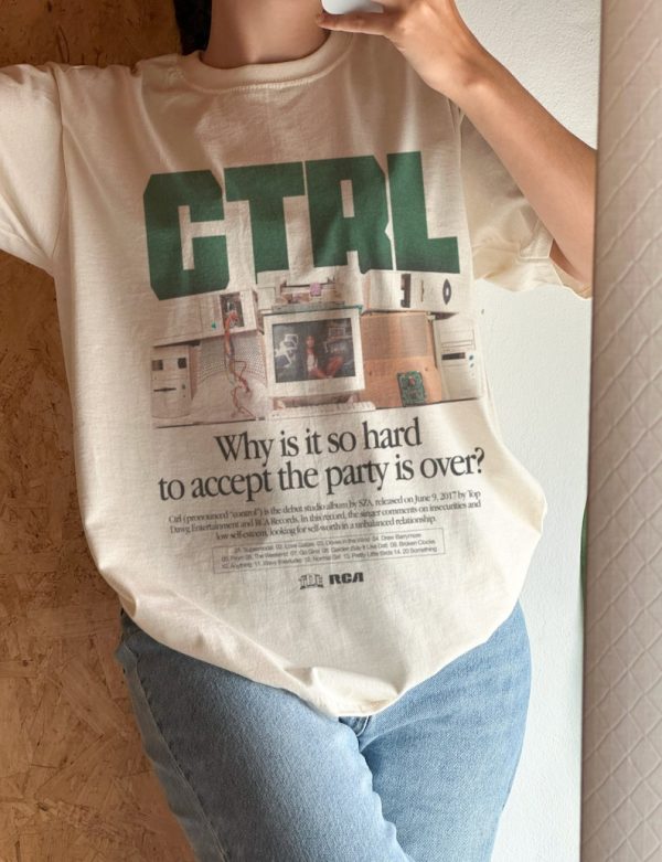 CTRL tshirt, Hip Hop shirt