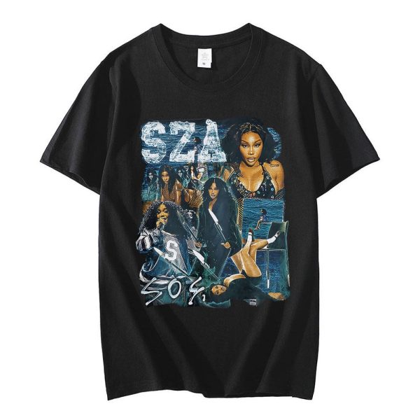 Vintage SZA SOS New Bootleg 90s Shirt Sza Vintage Sweatshirt Rap Hip Hop Bootleg Gift For SZA Fan