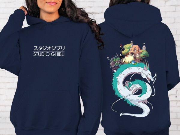 Studio Ghib.li Sweatshirt, Spirited Away Sweater, My Neighbor Tot.oro Hoodie, Ghib.li No Face Sweatshirt, Howl’s Moving Castle Sweatshirt