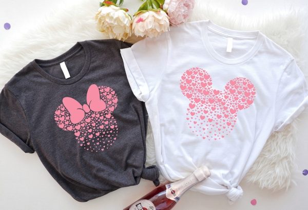 Disney Mick.ey Mous.e Family Vacation Valentine Shirts, Dis.ney Valentines Trip Tee, Mi.ckey Minn.ie Valentines Matching, Disney Couple Vacation