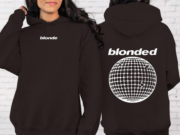 Blond Hoodie, Streetwear Hoodie, Blonded Hoodie, Y2K Hoodie, Aesthetic Sweatshirt, Words on back Hoodie, Music Hoodie, gifts for friends