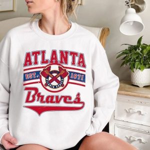 Atla.nta Baseball Crewneck Sweatshirt, Vintage Atlan.ta baseball T-Shirt, Baseball Fan shirt, Atl.anta- Braves Sweatshirt Baseball Gameday”