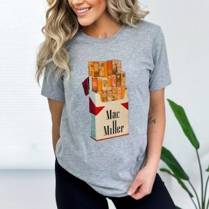 Ma.c Mi.ller Cigarette Box Vintage Shirt 90s Mac Miller M.erch Hoodie Sweatshirt Graphic Tees Mac Miller Shirt Handmade Clothing Mac Miller