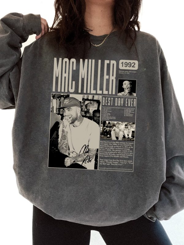 M.ac Mille.rs 90s Shirt, Mac Mill.ers Sweatshirt,Mac Self Care Shirt, Vintage Bootleg Shirt, Mac Fan Gift, Graphic Tees For Men Women