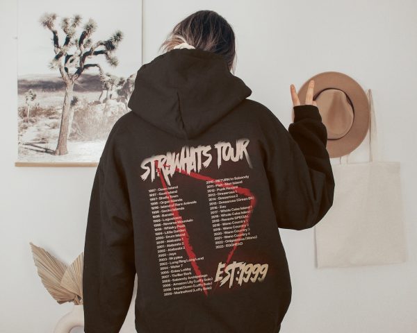 Strawhat Tour Metal Ver. Band HOODIE! One Piece Anime Embroidered Hoodie