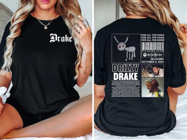 Dr.ake Vintage Graphic 90s Hoodie, For All The Dogs Album Shirt, Dra.ke Take Care Shirt, Drak.e Tour Tshirt, Dr.ake Drizzy Comfort Colors Shirt