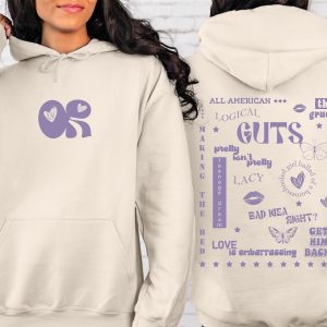 Oliv.ia Rodr.igo Guts Sweatshirt, Guts World Tour Sweatshirt, Guts Hoodie, Ol.ivia Ro.drigo Hoodie, Guts Tracklist, Oliv.ia R.odrigo Concert Gift