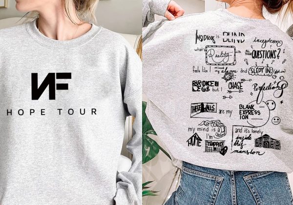 NF Ho.pe Sweatshirt, Hope Album Tour M.erch Sweatshirt, NF Hope Tour 2023 Shirt, Rapper NF Fan Shirt, 2023 Concert Shirt,Tour Merch Sweatshirt