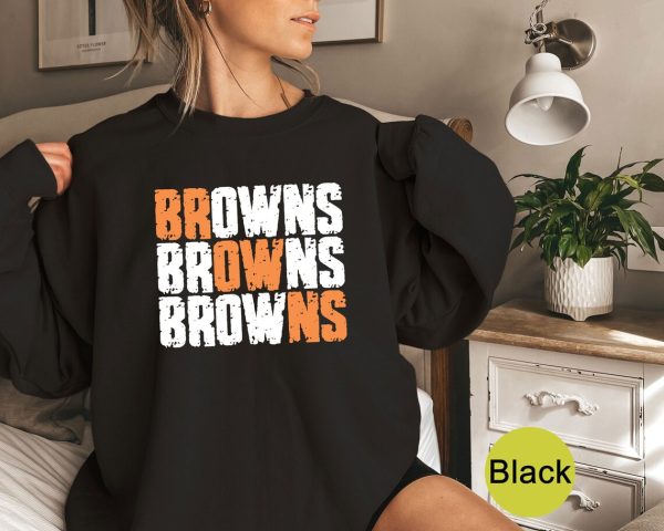 Browns Shirt, Football Sweatshirt, Cleveland Sweatshirt, Retro Cleveland Hoodie, Football Lover