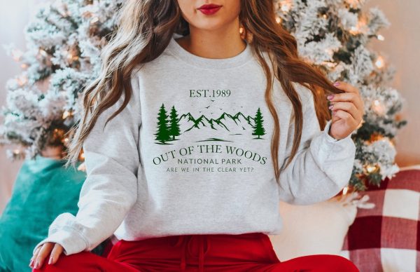 Out Of The Woods National Park Sweatshirt, Out of the Woods Sweatshirt, Nature Lover Sweatshirt, National Park Sweatshirt, Music Sweatshirt