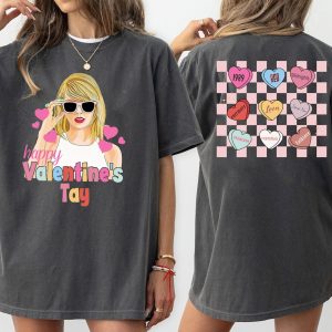 Tay.lor Vale.ntine Shirt, Valentine Tay.lor’s Version Shirt, Gift For Swifties, Swi.ftie Valentine Shirt, Swiftie Candy Hearts T-Shirt