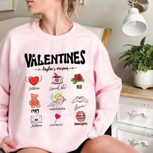 Vale.ntine’s Day Swift Shirt, Lover In My Era Gift, Country Evermore Fearless Candy Heart Tee, VDay Cupid Love Tay.lor T-Shirt Taylor Gift