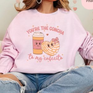 Latina concha women sweatshirt, concha sweater, Mexican valentines day, Spanish Valentines day shirt, Latina Women’s sweatshirt,Latina mom