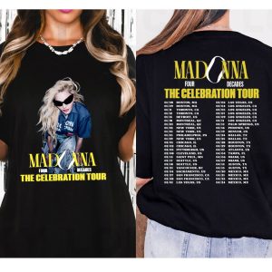 Madonna The Celebration Tour 2024 T-Shirt, Madonna Shirt Fan Gifts, Madonna Vintage Shirt, Madonna Concert Shirt, Madonna Graphic shirt