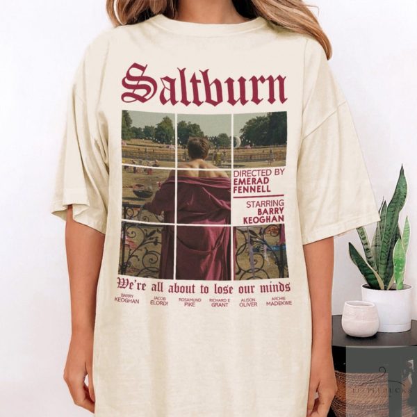 Saltburn Movie Shirt, Jacob Elordi Tshirt, Saltburn Merch Shirt, Directed by Emerald Fennell Unisex Heavy Cotton Tee