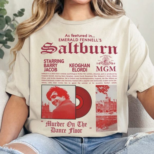 Salt.burn Murder On The Dance Floor Tshirt, Vintage Music 90s Shirt, Gift for Saltburn movies Fans, The jacob elordi Merch, Movie Shirt