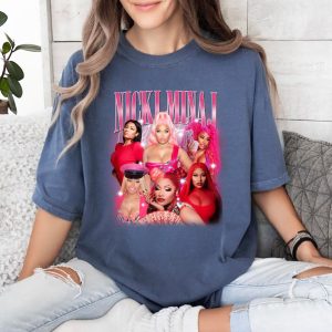 Nic.ki Minaj, Ni.cki Mi.naj T-shirt, Comfort color Shirt, Nicki M.inaj Gift, Rapper Homage Graphic Shirt, Unisex T-shirt, Crew Sweatshirt