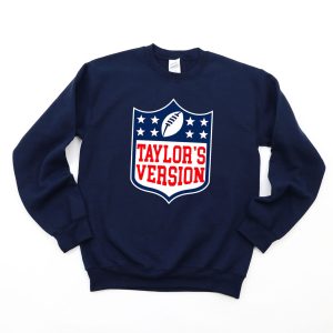 Tays Version Football Sweatshirt, Go Tay.lor’s Boyfriend Sweatshirt, Funny Football, Eye-Catching Concert Tee, Eras Sweatshir