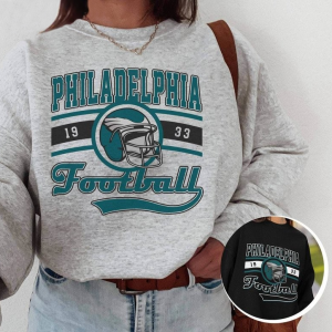 Philadelphia Football Embroidered Sweatshirt ,Gift for Fans Philadelphia Eagles Hoodie, Retro Style Philadelphia Football shirt, Sunday Football