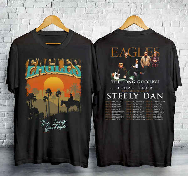 The Eagles 2024 Tour Shirt, Eagles Long Goodbye Tour 2024 Unisex Shirt, The Eagles Band, The Eagles 2024 Tour Shirt, 2024 Tour Fans Shirt