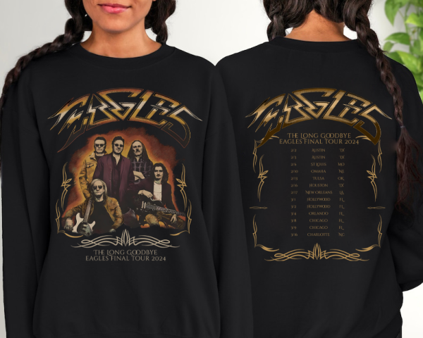 The Eagles 2024 Tour Shirt, Eagles Long Goodbye Tour 2024, The Eagles Band, The Eagles 2024 Tour Shirt