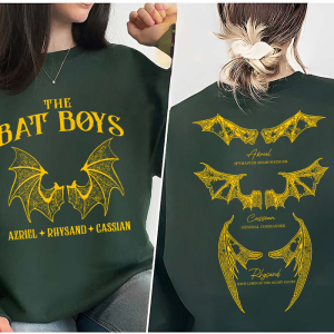 The Bat Boys Shirt, Vintage Acotar Bookish Sweatshirt, The Night Court Illyrians, A Court of Thorn and Roses Rhysand Cassian Azriel