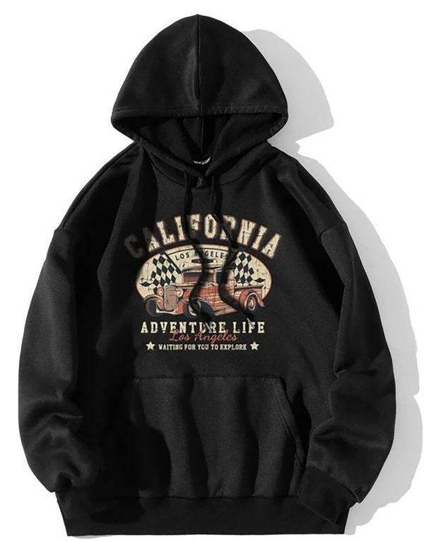 Los Angeles California Adventure LifeTrendy Vintage Crewneck Sweatshirt – Vintage Classic Hoodie Design