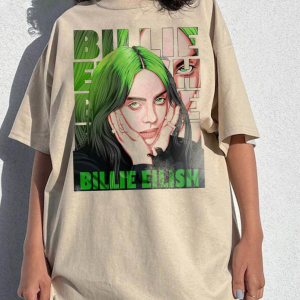 Billie Eilish Happier Than Ever Vintage Tour 2024 Sweatshirt, Trendy Song Sweatshirt, Vintage T-Shirt – Billie Eilish Unisex Top Hands Face