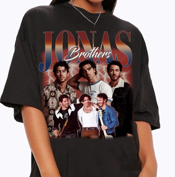 Vintage 90s Graphic Style Jonas Brothers Shirts, Jonas Brothers Classic Retro Sweatshirt, Jonas Brothers Youth T-Shirt For Man And Women