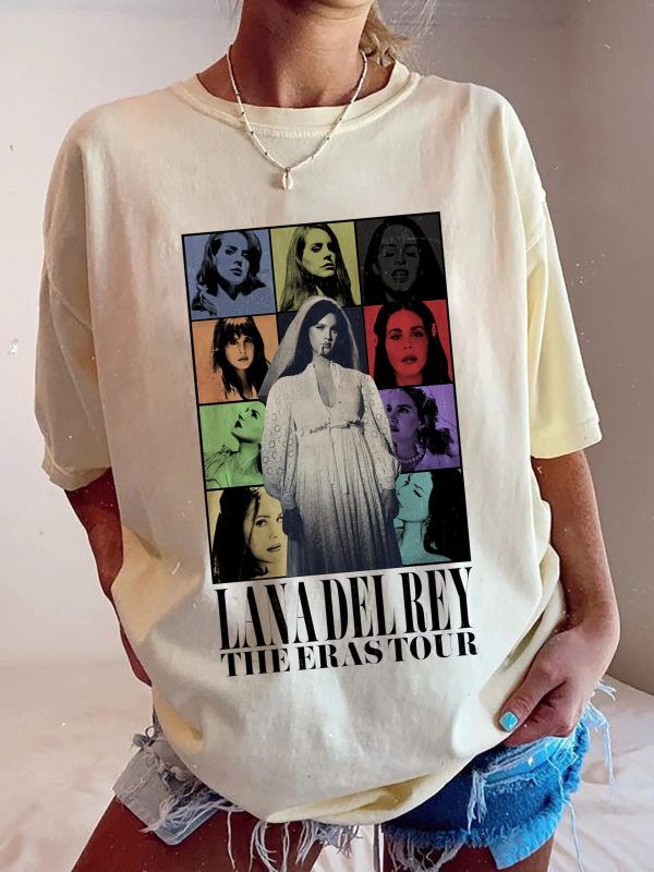 Vintage Lana Del Rey Tour 2024 Sweatshirt, Lana Del Rey The Era Tour Shirt, Best Lana Del Rey Graphic Tee Sweatshirt Hoodie, Coachella 2024 Sweatshirt or Hoodie