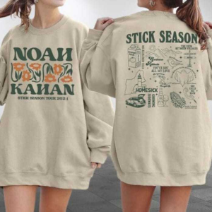 Vintage Noah Kahan Sweatshirt Stick Season 2024, Sweatshirt 2 SIDES Noah Kahan Shirt, Country Music TShirt Noah Kahan, Tour Stick Season Sweatshirt