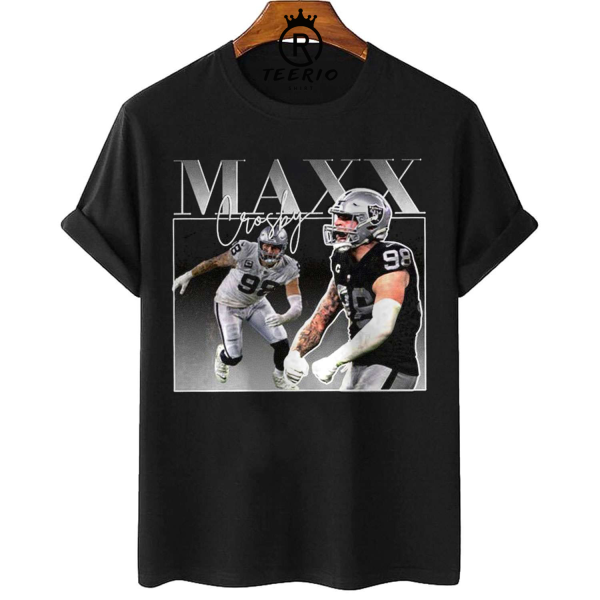 Vintage 90s Graphic Style Maxx Crosby T-Shirt, Football Maxx Crosby Vintage Tee For Man and Woman Unisex T-Shirt, Las Vegas Raiders Team