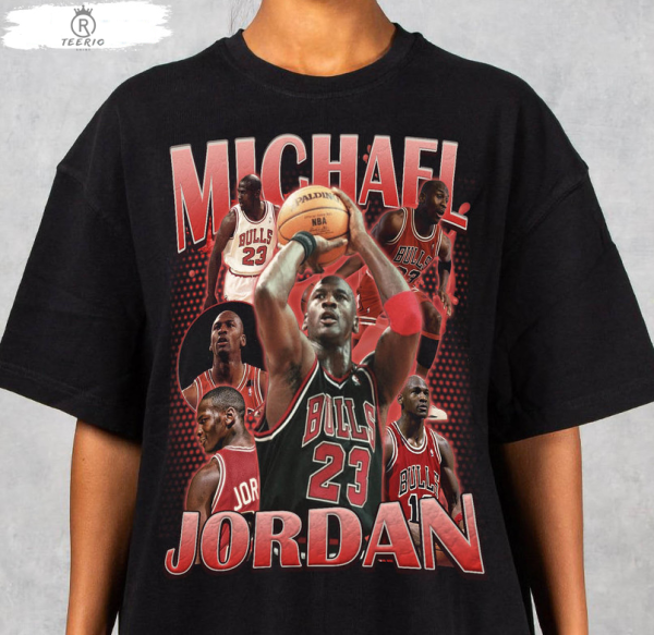 Vintage 90s Graphic Style Michael Jordan TShirt, Michael Jordan Sweatshirt Hoodie, Retro American Basketball Tee For Man and Woman Unisex T-Shirt