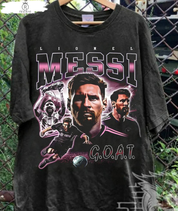 Vintage 90s Graphic Style Lionel Messi T-Shirt Sweatshirt, Lionel Messi Vintage Hoodie, Retro American Football Tee For Man and Woman Unisex T-Shirt