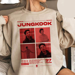 Vintage Bangtan Jeon Jungkook Shirt, Bts Jungkook Bangtan Long Sleeve Unisex Hoodie, Bts Jungkook, Jungkook Kpop Merch Shirt, Jungkook Seven Album 90s Tee, Bts Kpop Gift Bootleg Inspired Sweatshirt